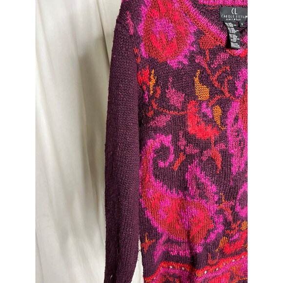 Carol Little Knit Wear Small Colorful Sweater With Fish Y2K Comfortable - Picture 5 of 9